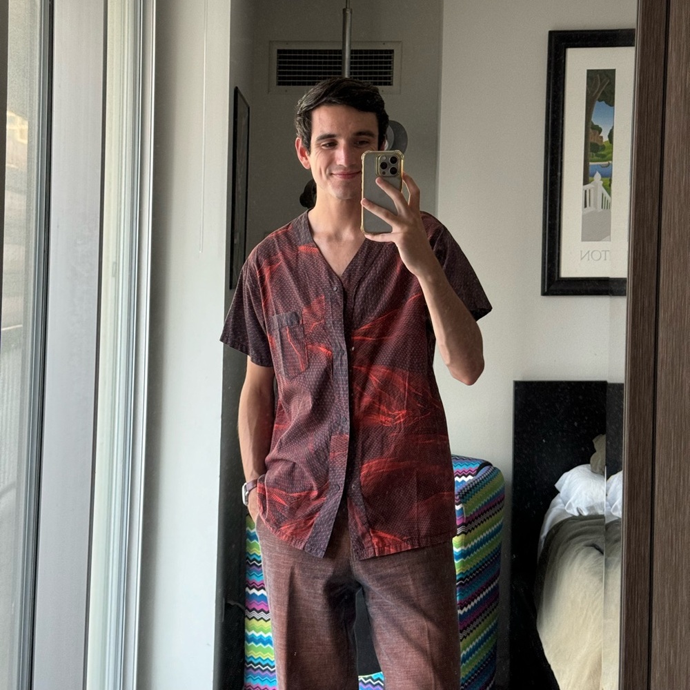 Christopher Kane Geometric Print Summer Shirt